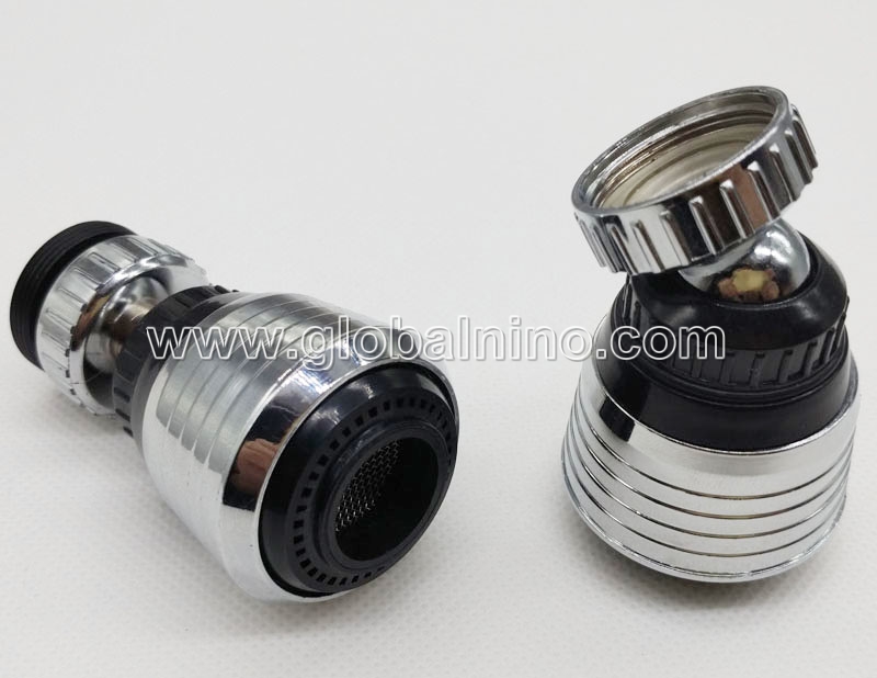 dual function kitchen faucet swivelling aerator